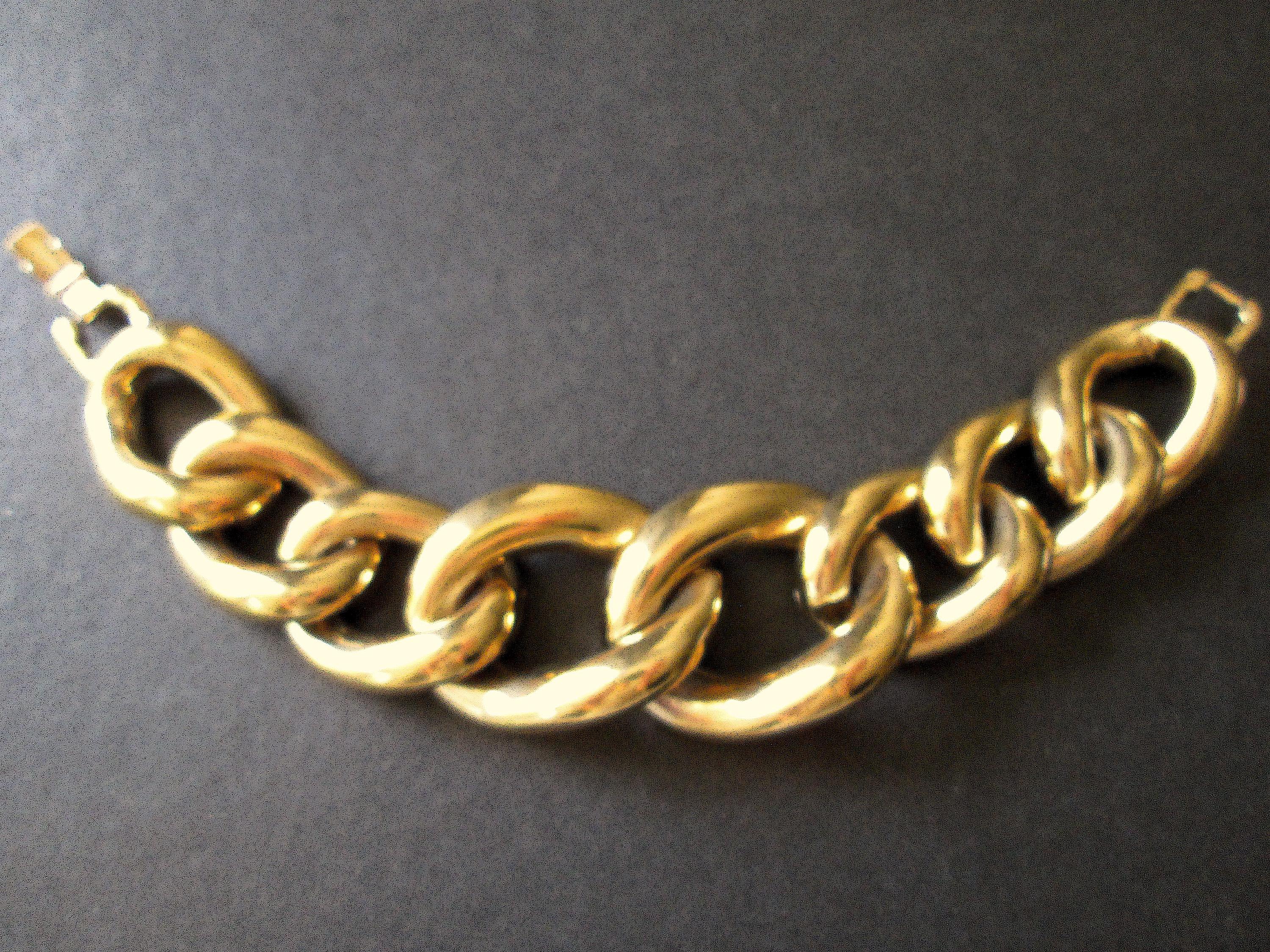 短期出品‼️GIGI Vintage chain bless GIVENCHY silver colored chain link bracelet from the 90s