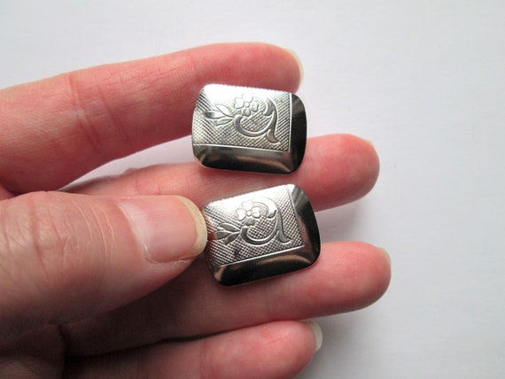 Vintage Classic Engraved Floral Scroll Textured C… - image 4