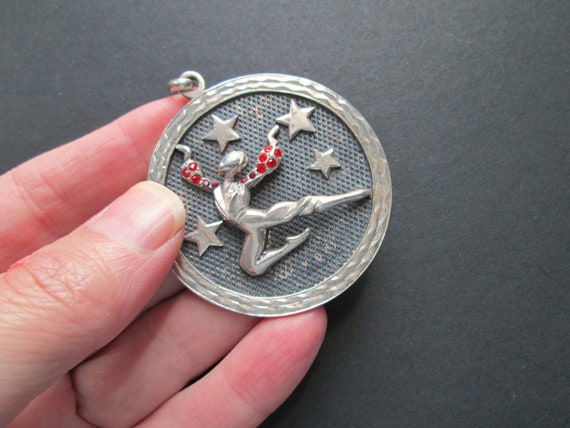 Fabulous Vintage Sterling Silver 925 27g Medallio… - image 7