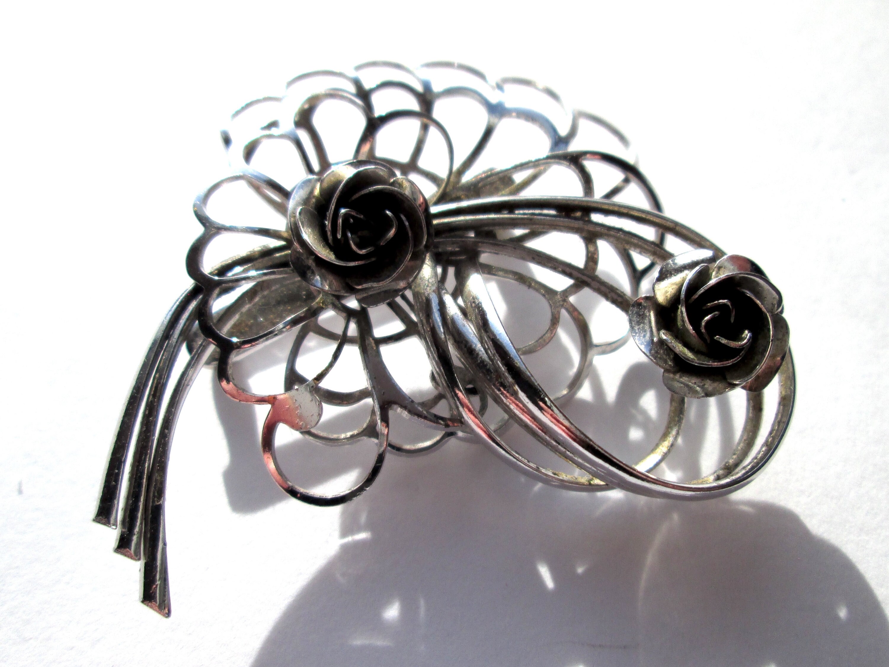 ヴィンテージ ブローチ サイン入り BOND BOYD スターリングシルバー