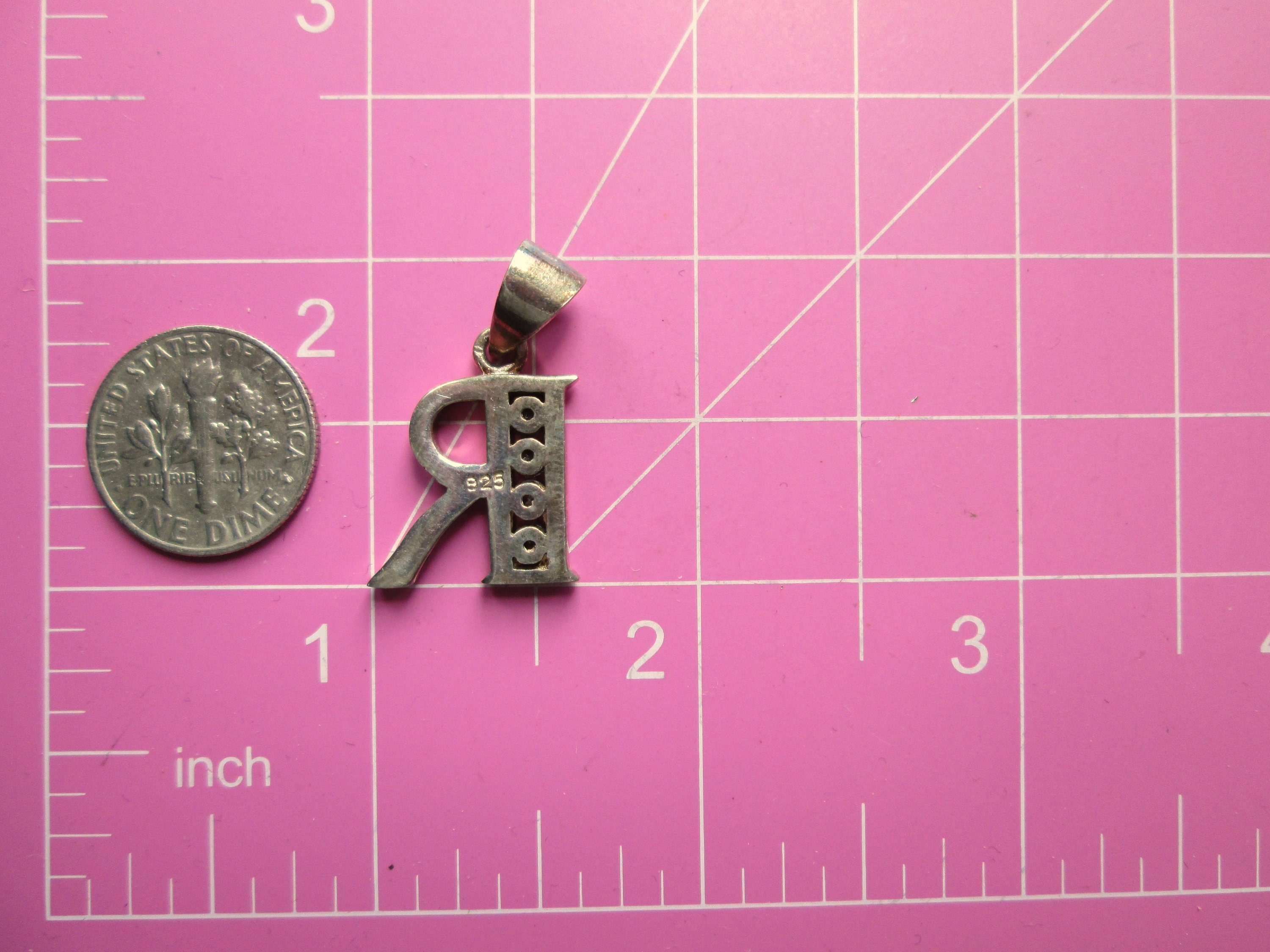 Collier avec Pendentif Argent Femme et Zirconium Lettre Initiale L