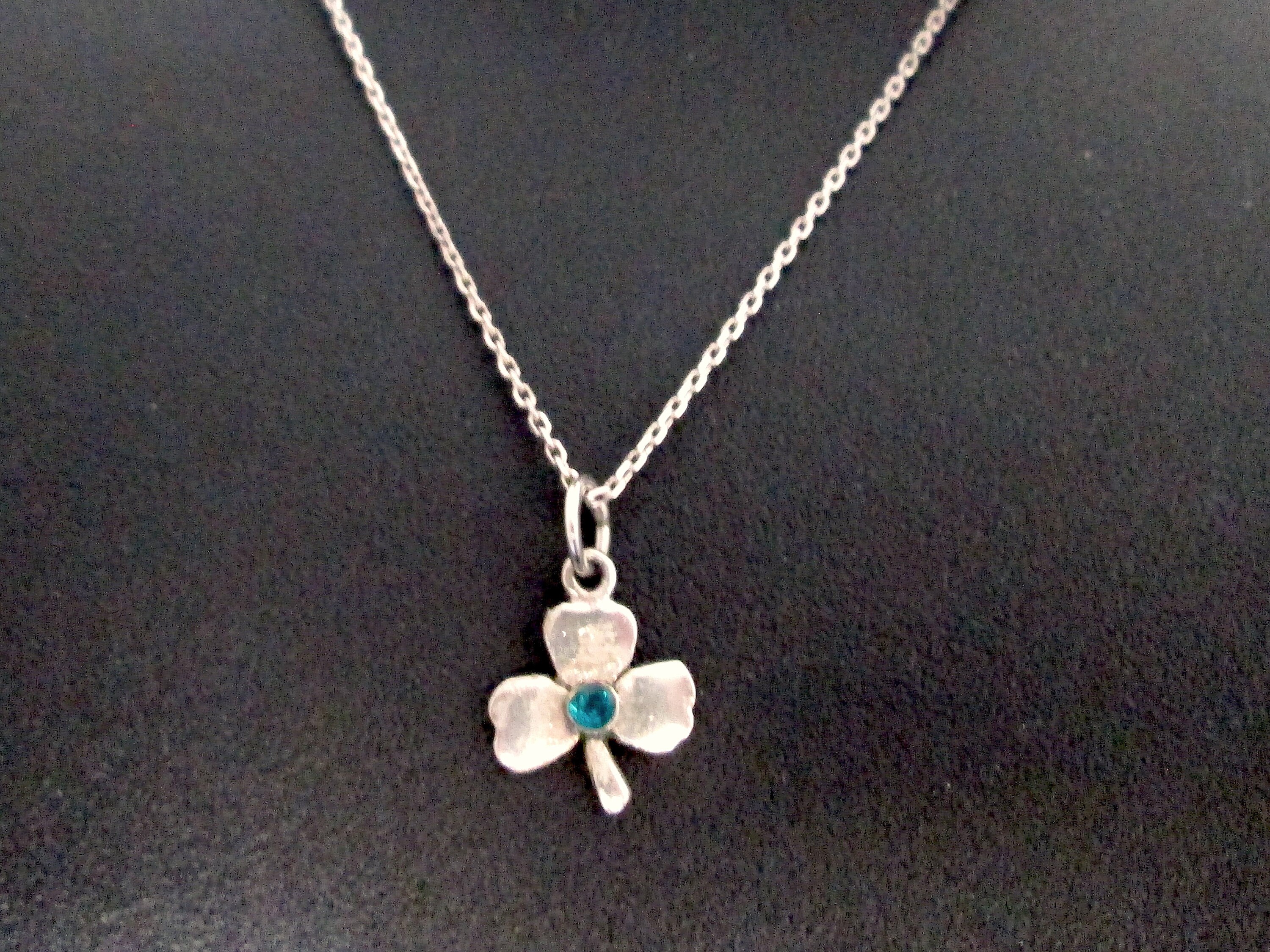 Adorable Vintage Pendant Necklace Sterling Silver Stamped