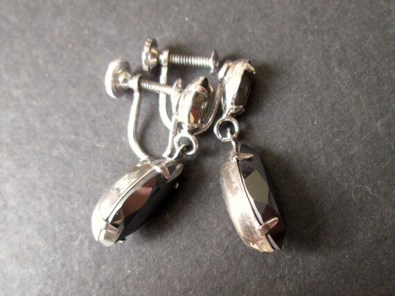 Vintage Screw Back Earrings Signed Stamped TITAN … - image 10