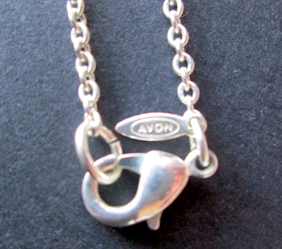 Avon silver best sale necklace