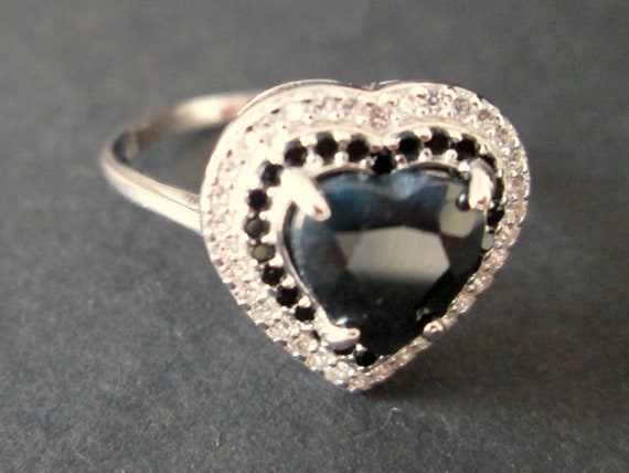 Adorable Vintage Statement Ring Sterling Silver S… - image 4