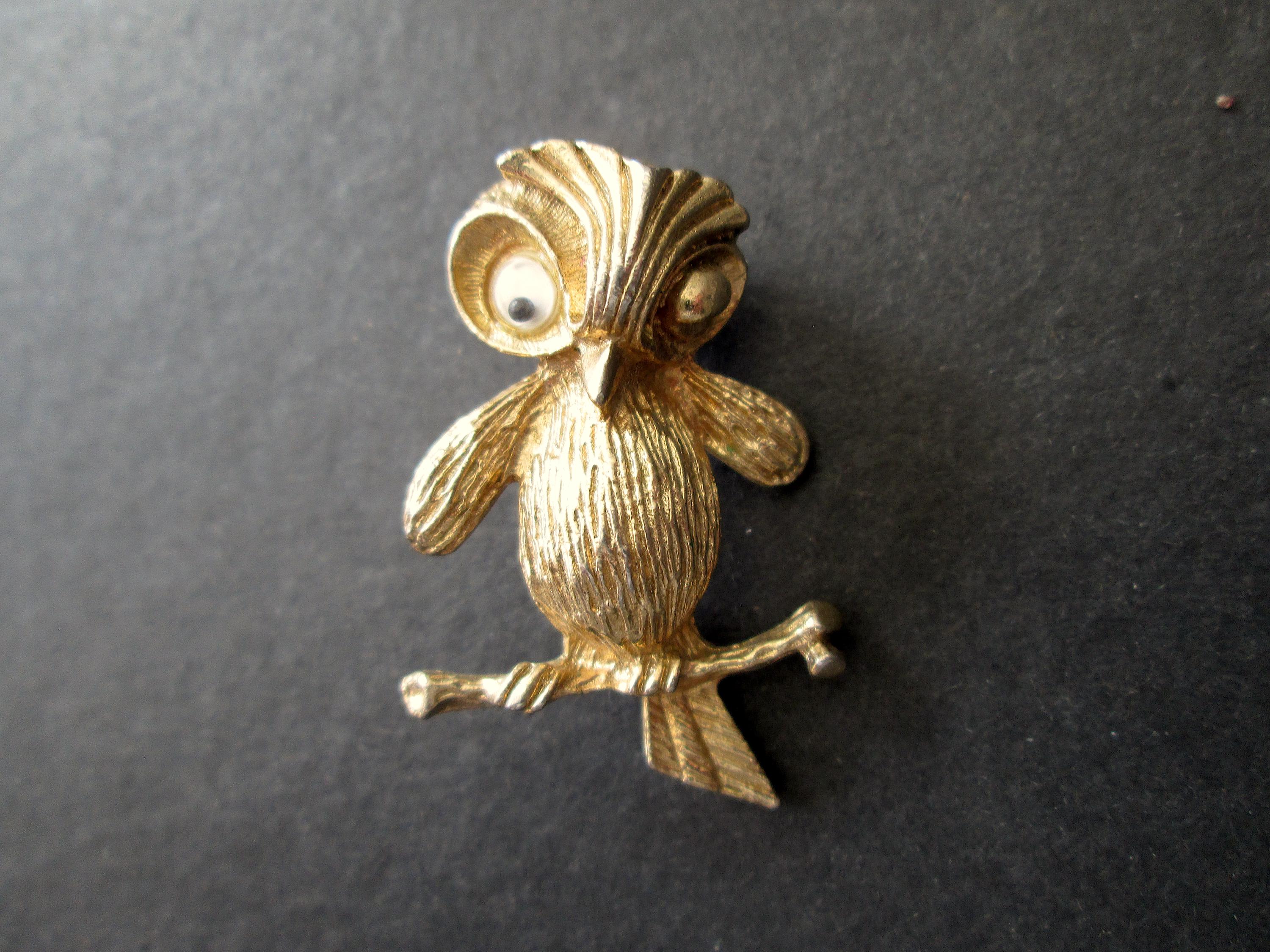Sarah coventry owl brooch - Etsy 日本
