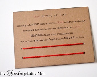 Red String of Fate Bracelets