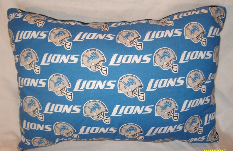 Detroit Lions Throw Pillow 2640 Etsy