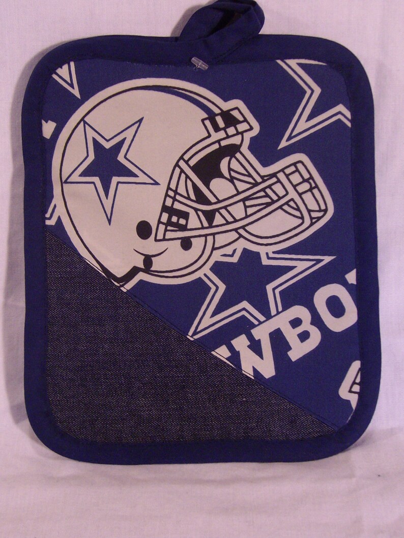 Potholders # 2744-NFL Dallas Cowboys Jean and cotton helmet