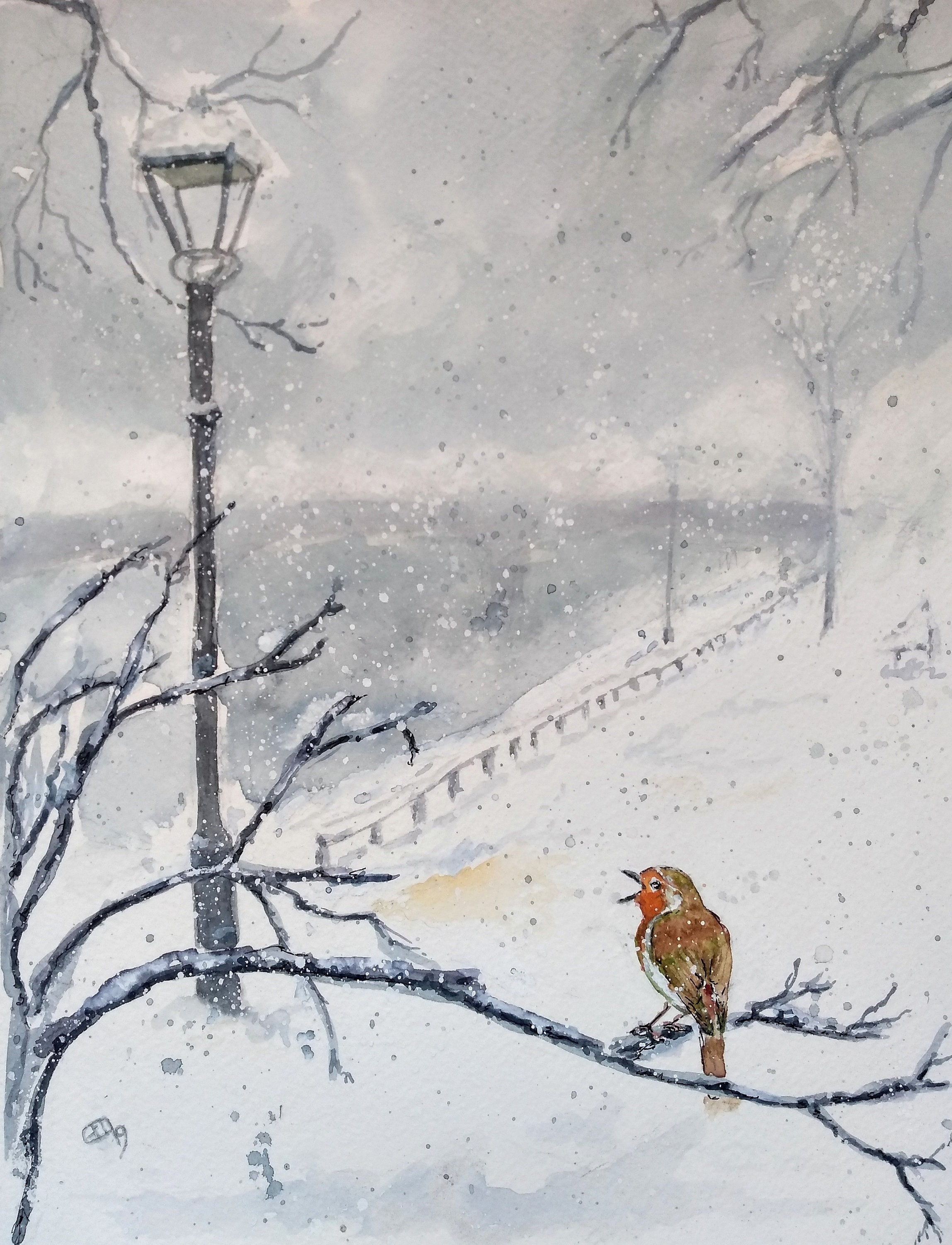 How to Paint Snow in Watercolour - Artists & Illustrators