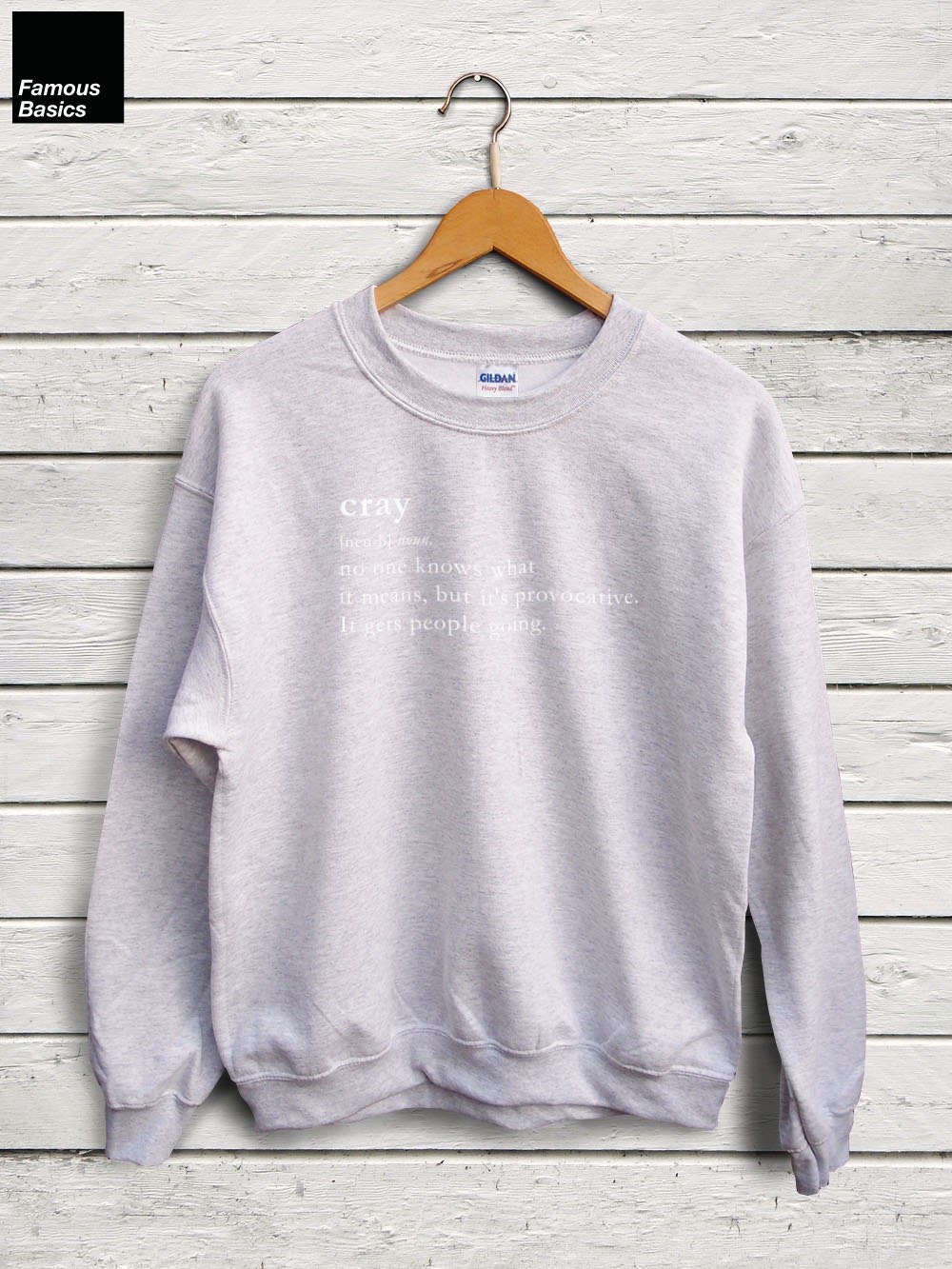 Cray Sweater Definition Sweater Streetwear Quote Tee Etsy