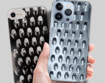 Grater Phone Case | Sharp Kitchen Tool Image. TPU Gel Cover for iPhone 15 14 13 12 11 pro max plus mini, Samsung S24 S23 .. Ultra Fe