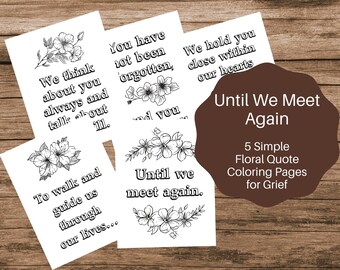 Download Grief Coloring Book Etsy