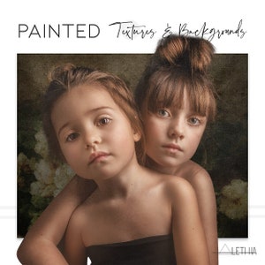 Painterly Textures & Backgrounds, Art Backgrounds, Painted Backdrops, Floral Backdrops, Texture Photoshop