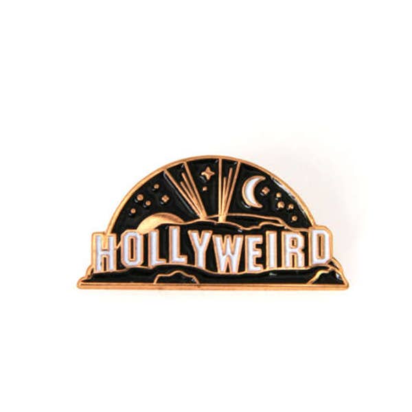 Hollyweird Enamel Pin (Hollywood)