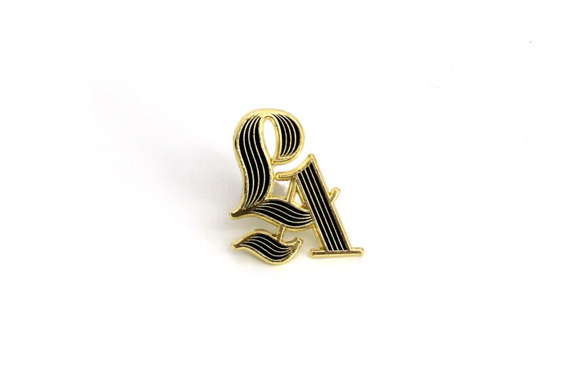 Los Angeles Enamel Pin Etsy
