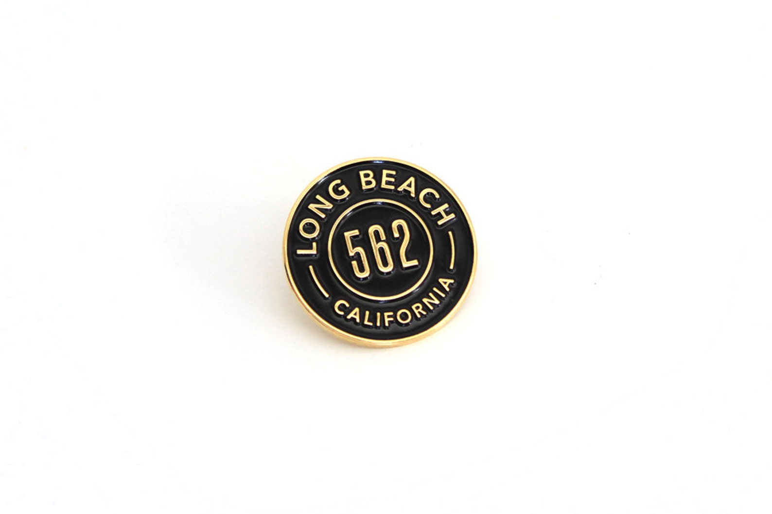 Long Beach Enamel Pin Etsy