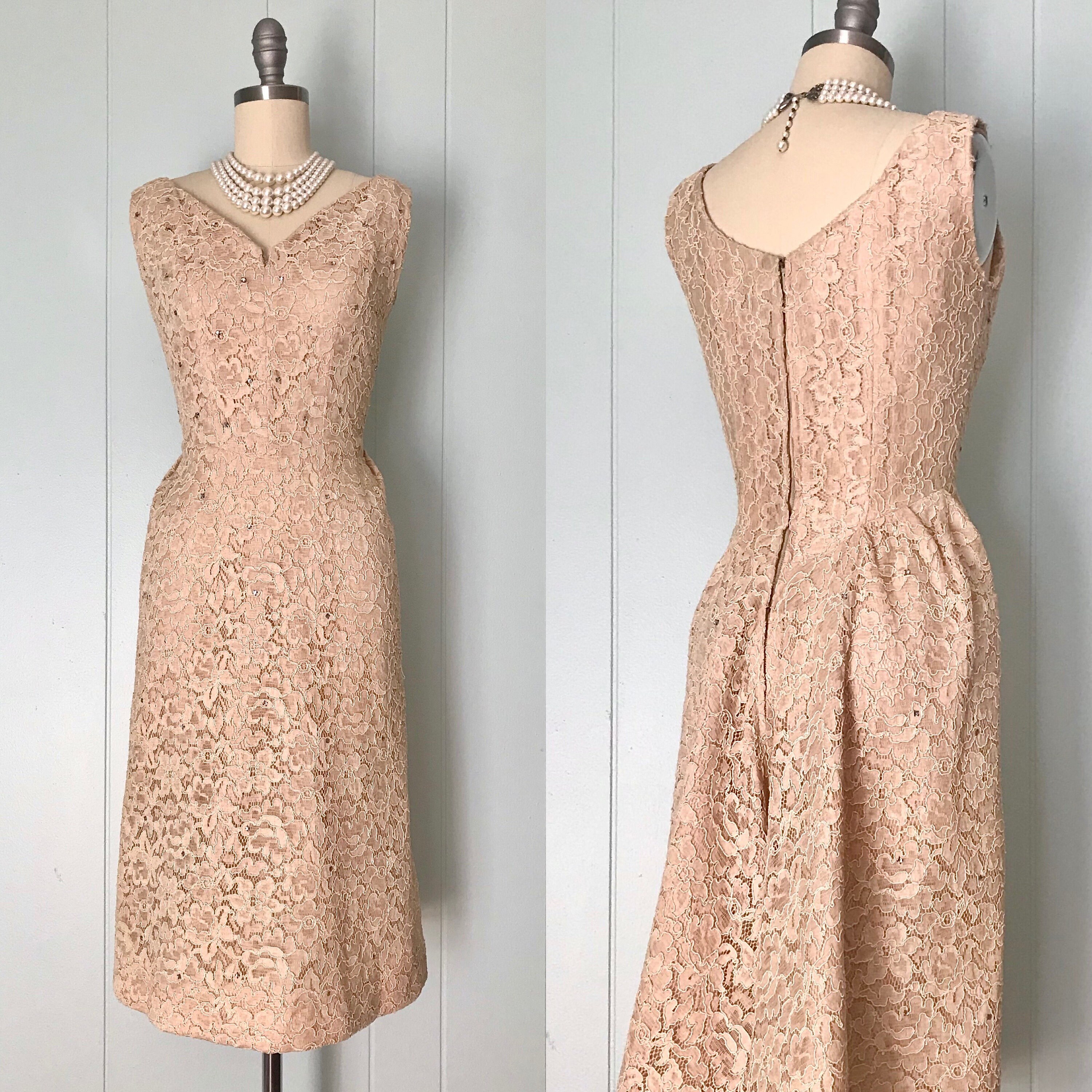 Pink Cocktail Dress - Etsy