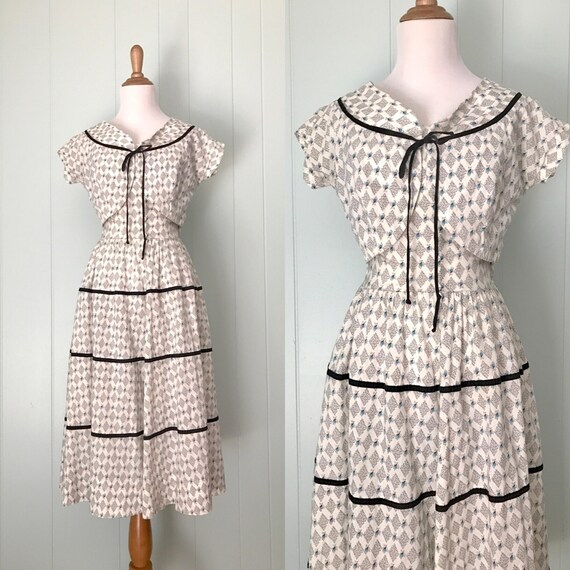 1950s day dress