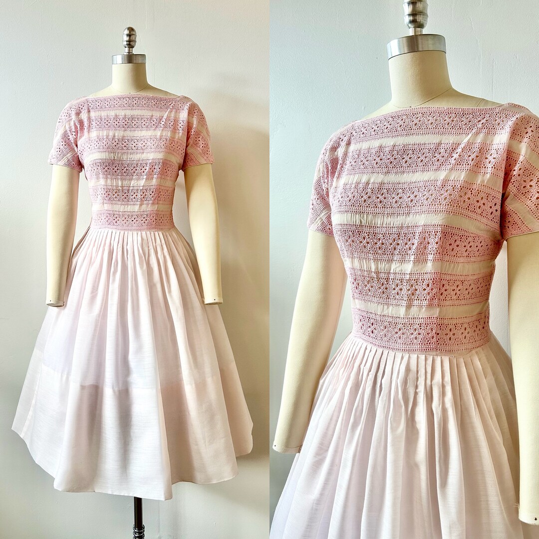 1950s L'Aiglon Red Dress with Matching Jacket