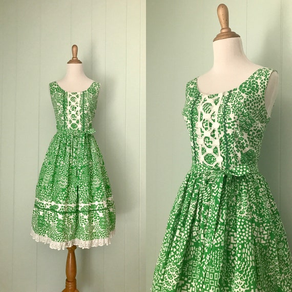kelly green sundress