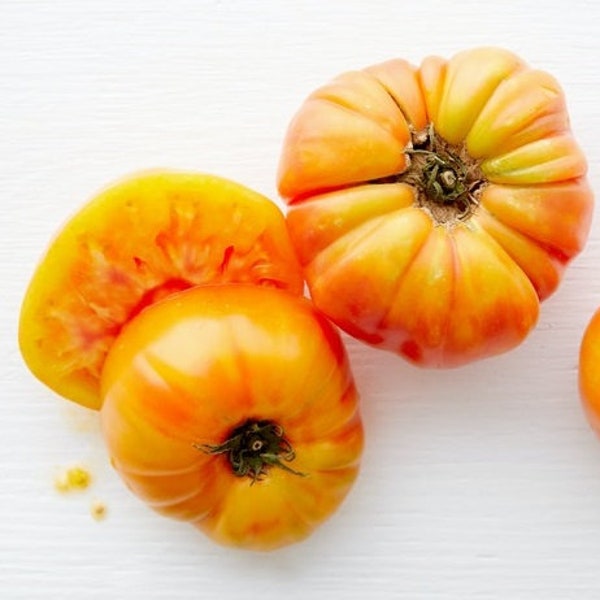 USA SELLER Ananas Bi-colored Tomato 25 seeds HEIRLOOM  (Solanum lycopersicum)