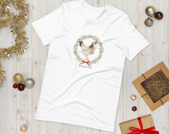 Christmas Chicken Shirt, Funny Christmas Shirt, Chicken, T-Shirt