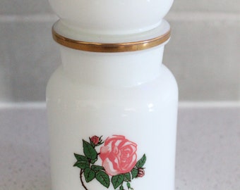 MILK GLASS JAR - Made in Belgium