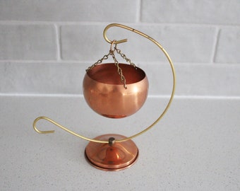 Coppercraft Guild Hanging Planter Pot on Stand