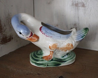 VINTAGE DUCK PLANTER- Made in Japan