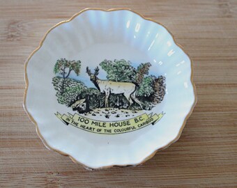 100 MILE HOUSE Souvenir Fluted Plate - Taylor & Kent Fine Bone China