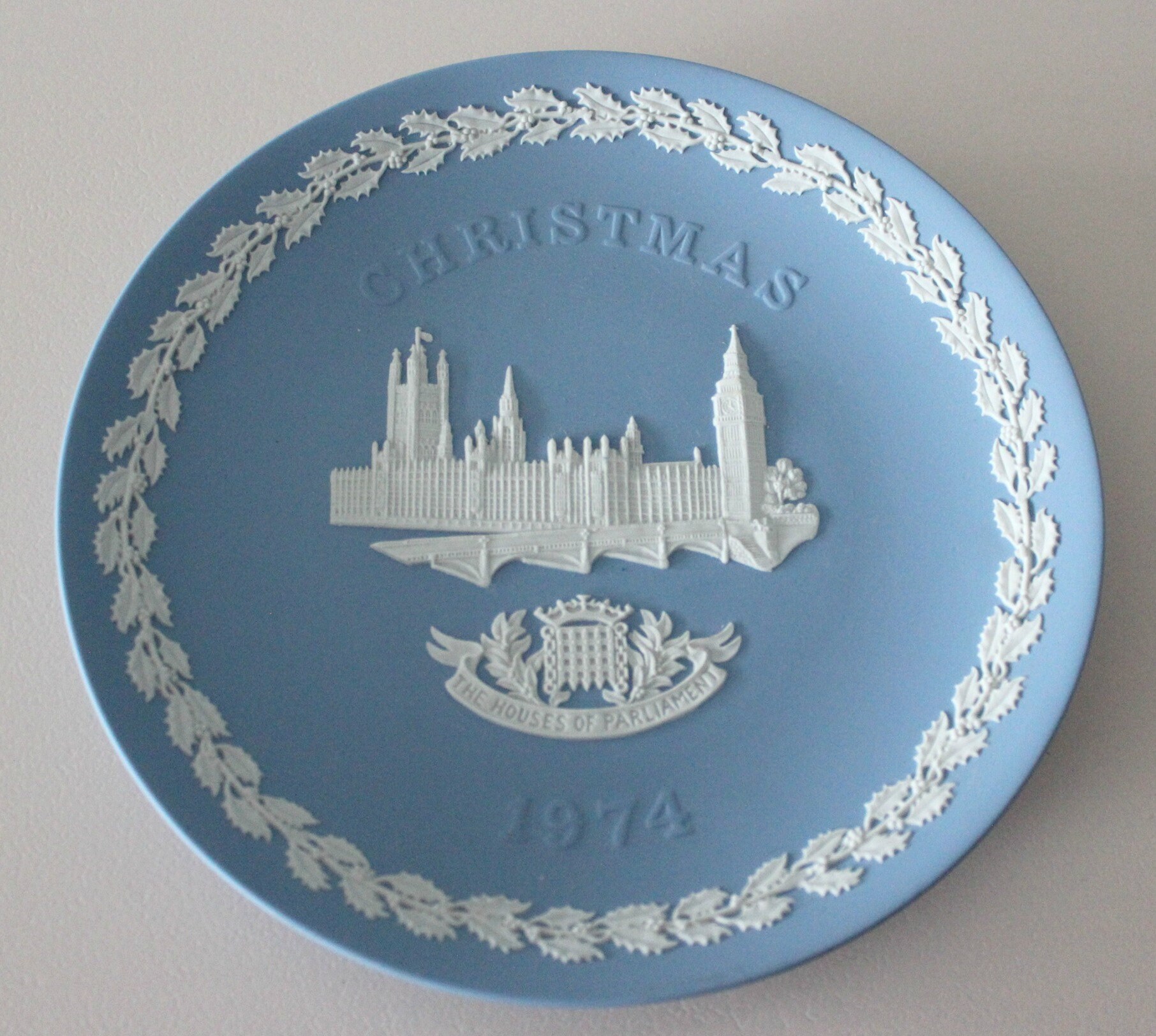 Wedgewood Christmas Plates 1971 and 1974 Etsy