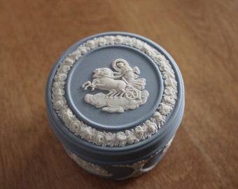 VINTAGE WEDGEWOOD JAR with Lid