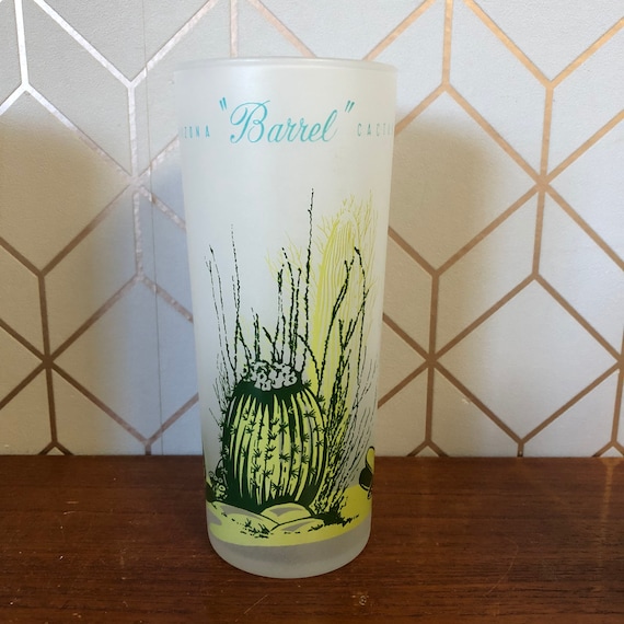 Vintage Blakely Oil /& Gas Arizona Cactus Promo Juice Glasses 8 oz