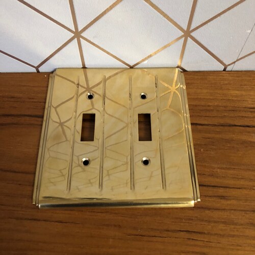 Brass Outlet Cover Etsy
