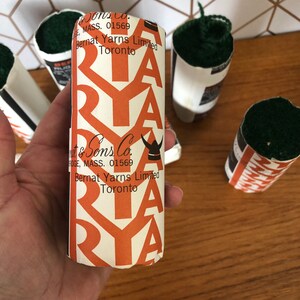 Vintage Rya Rug Wool, Emile Bernat & Sons, Pre-cut Yarn, NOS 500 Pieces ...