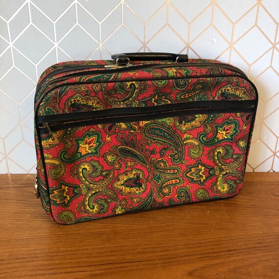 Fabric suitcase sale