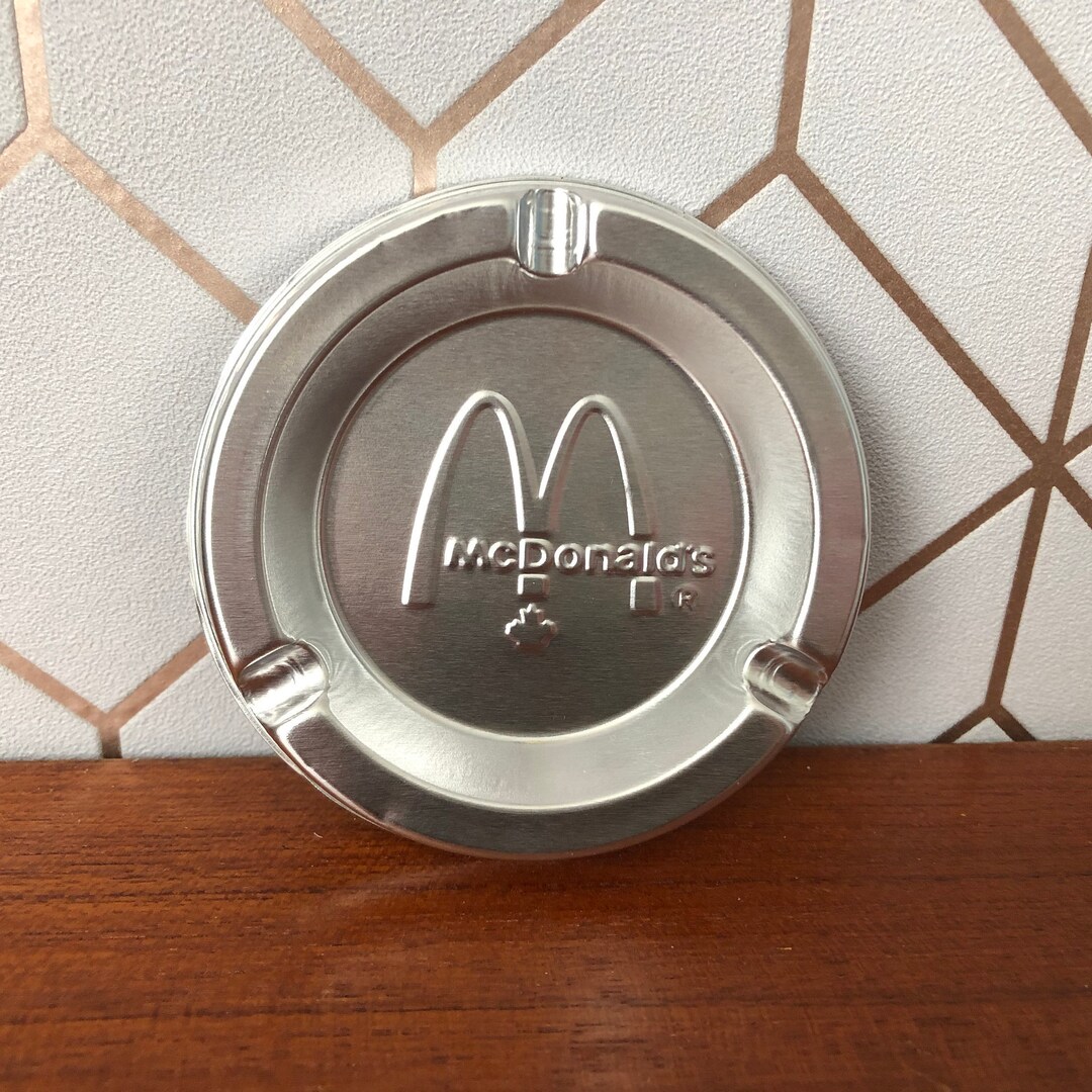 Vintage Ashtrays Aluminum Mcdonald's, Lot of 15, Circa 1990's, New Old