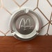 Vintage Ashtrays Aluminum McDonald's, Lot of 15, Circa 1990's, New Old Stock McDonalds Advertising and Memorabilia, Made For Canadian Market 