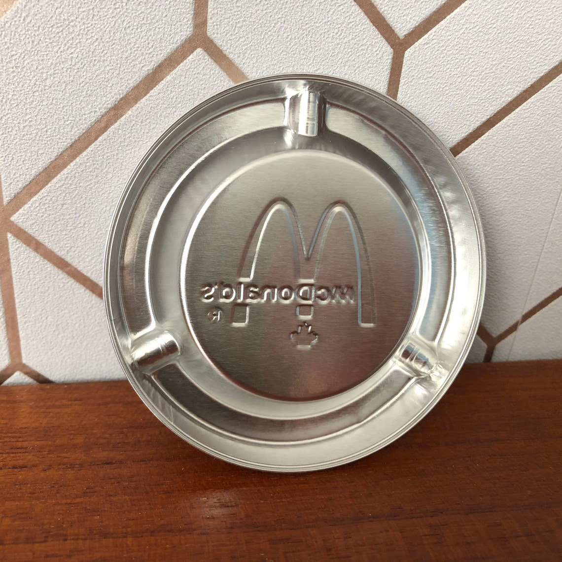 Vintage Ashtrays Aluminum Mcdonald's Lot of 15 Circa Etsy