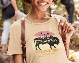 National Park Shirt, National Park Gift, Yellowstone Shirt, Buffalo Shirt, National Park Tshirt, Yellowstone T Shirt, Park T Shirt,