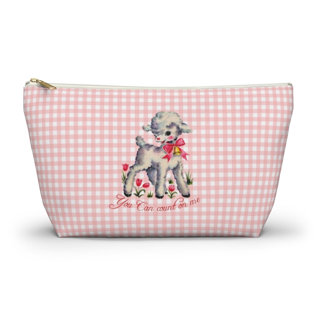 Coquette Bag, Coquette Makeup Bag, Coquette Zipper Pouch, Coquette