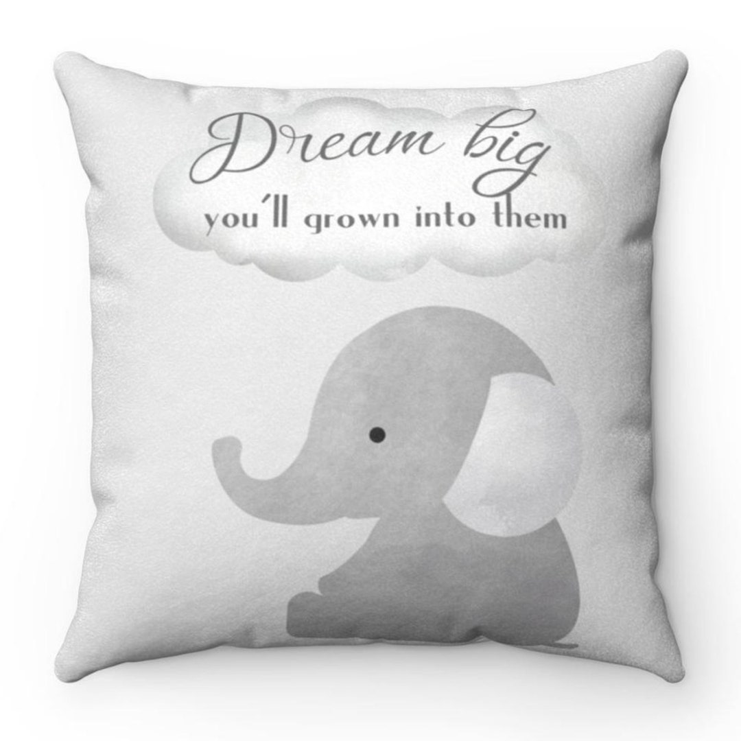 Custom Elephant Pillow Tonya Aronhalt Etsy