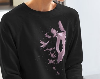 Fairycore Shirt, Cottagecore Crew Neck, Goblincore Shirt, Butterfly Crew Neck, Trendy Sweatshirt,