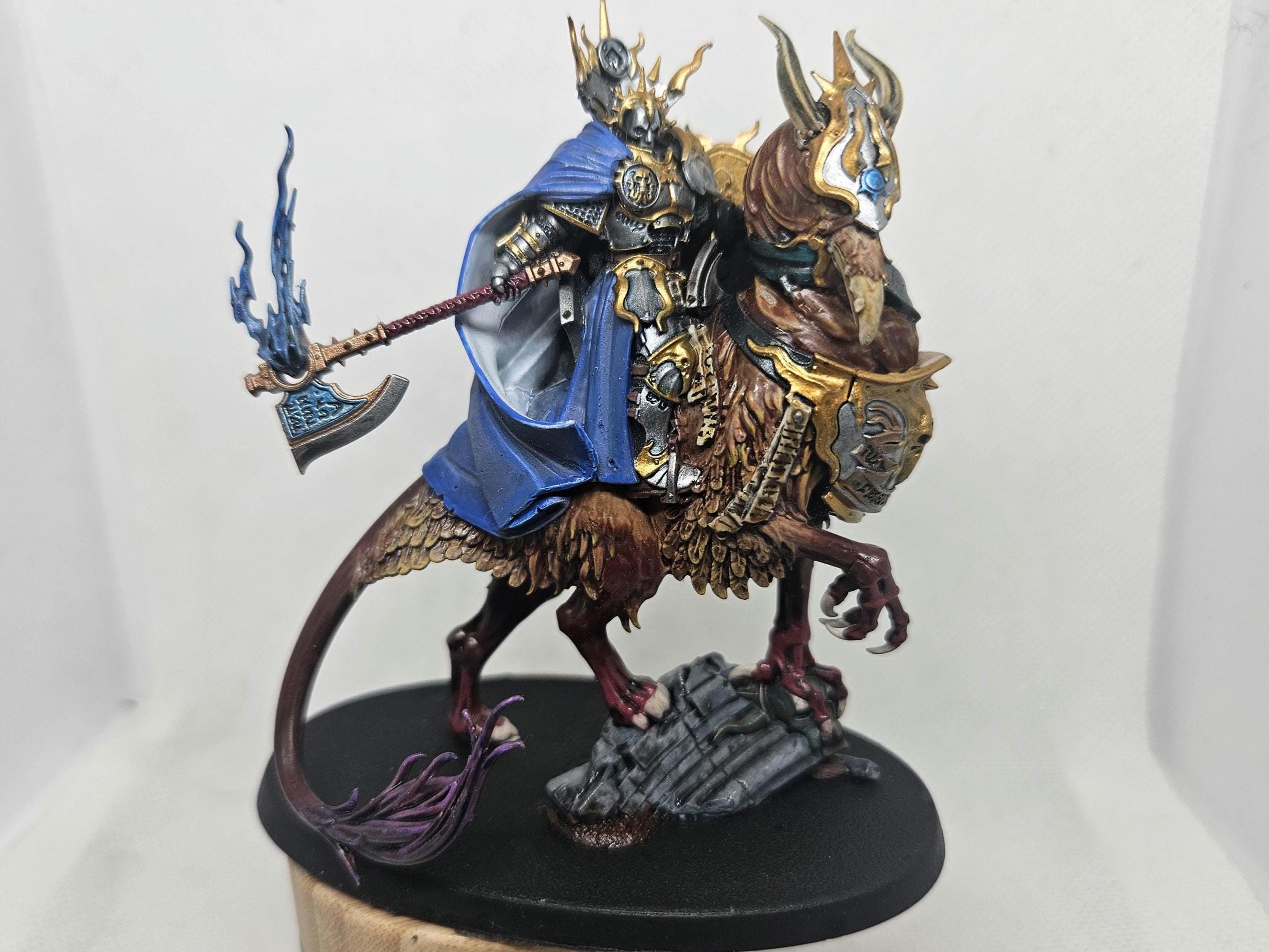 WARHAMMER AGE OF SIGMAR SKAVENTIDE LORD VIGILANT ON GRYPH STALKER - Foto 6