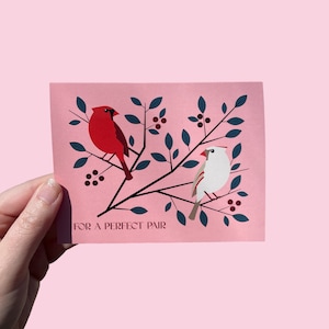 Cardinal de Zazzle.be Liste d'envies Vous avez des idées ? de fiançailles | Carte de voeux avec enveloppe