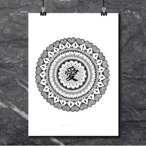 Love Mandala - Art Print of original artwork