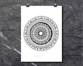 Fine Mandala - Art Print of original artwork