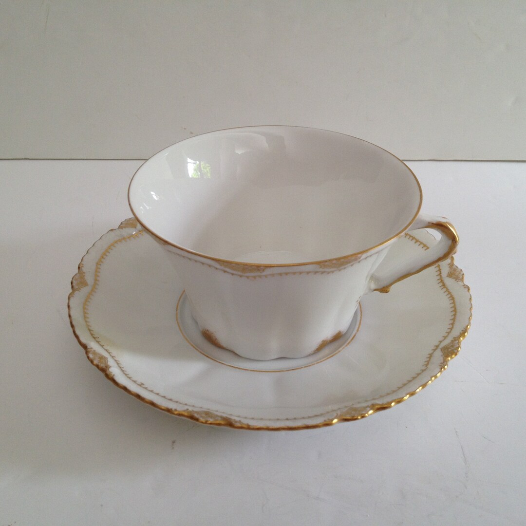 Theodore Haviland for Burley & Company Flat 2 1/4 White Porcelain Cup