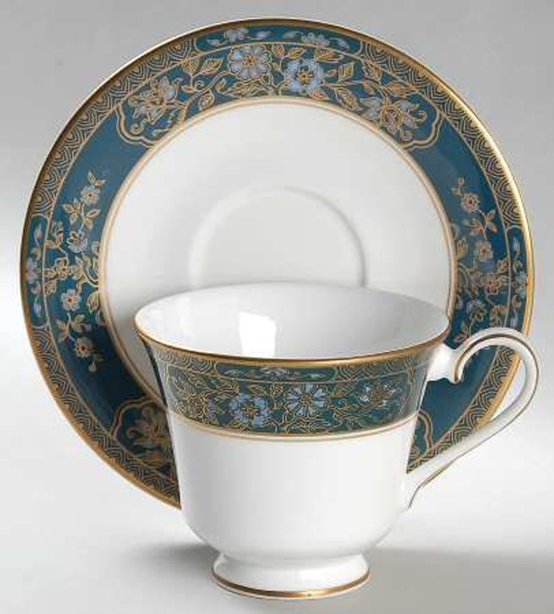 Royal Doulton Carlyle H5018 Footed Cup and Saucer Set Etsy UK